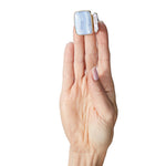 Tandem Ring, Blue Lace Agate