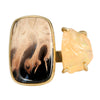 Tandem Ring, Petrified Palm Wood