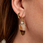 Landscape: Mountain, Cliffs Earrings