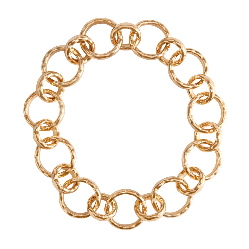 Gold Essentials Vermeil Small Round Loops Bracelet