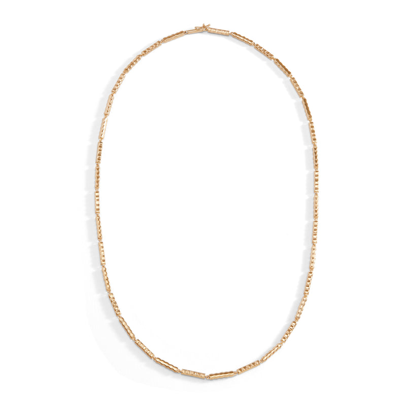 Gold Essentials Wave-Bar Link Necklace