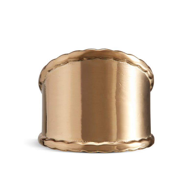 Gold Essentials Vermeil Cigar Band Ring